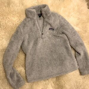 Light Gray Patagonia Fleece Quarter Zip